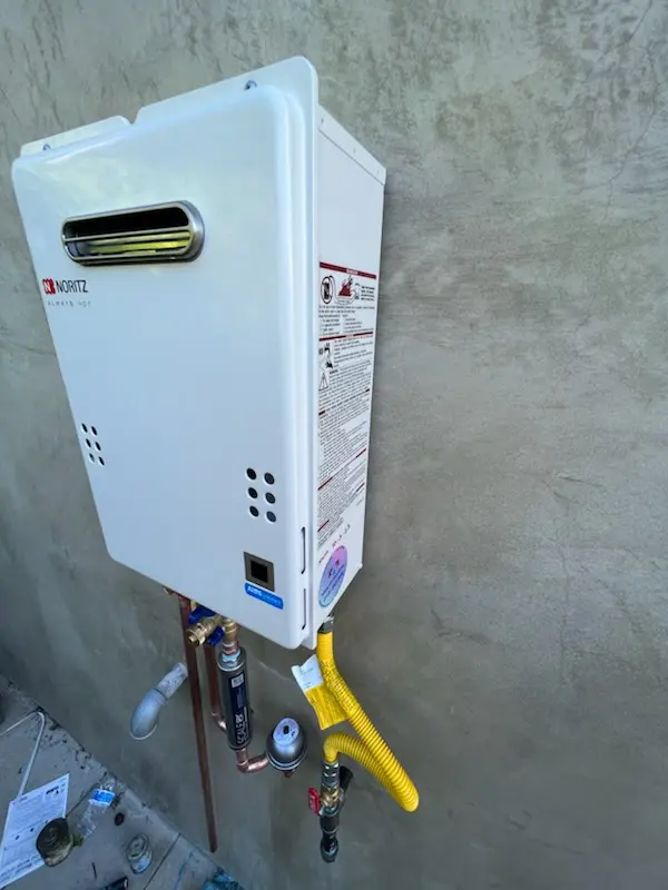 Tankless water heater installation for Hampton homes